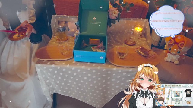【COSPLAY CAM!】Teatime with your maid 🍵 Tasting Japanese snacks #Sakuraco 🗻【#BonnieBarkswell】