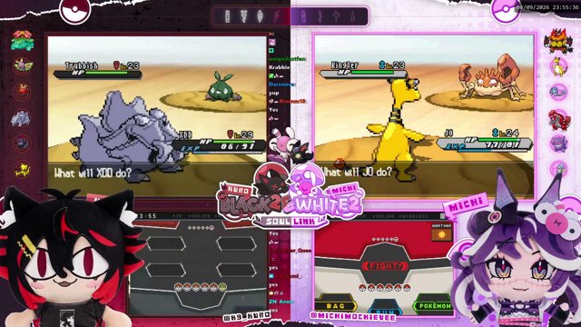DEBUT..?! - FIRST TIME Nuzlocke + Soul Link!! w/ @k9kuro | !nuzlocke !died !restart !makeship !tts