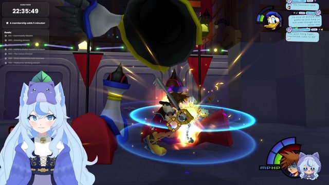 【PARTNER PUSH】SUBATHON YAP -> whodunchat -> KINGDOM HEART FIRST TIME❄️!collab !newshort