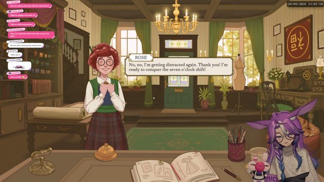 checking out your 3 sizes...i mean the new game Dressmaker! | !original !cover !stoneforged !gg !tts !socials