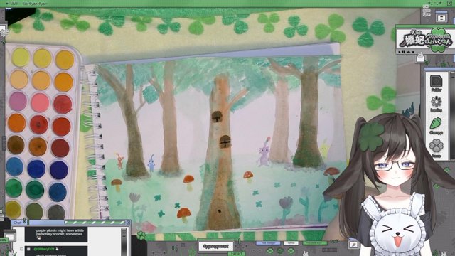 [Handcam] My First Time Painting with Watercolor!