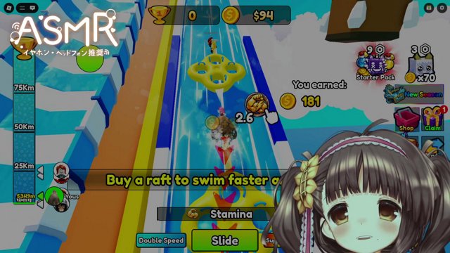 Playing Roblox ASMR games 🧩 3DIO ASMR