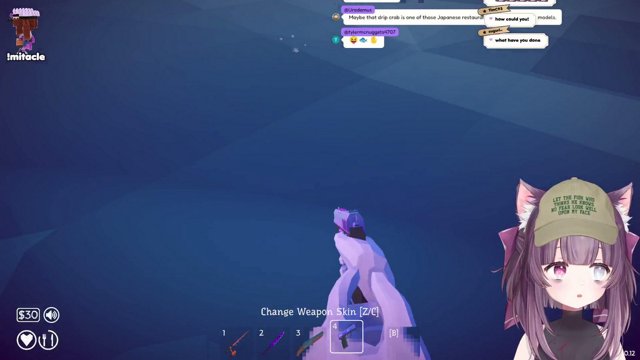FISHING WITH YOU  COME SAY HI!!! 🐟🎣 OR ELSE!!! 😈 💜 !mitacle 🎀 hi i'm shondo!