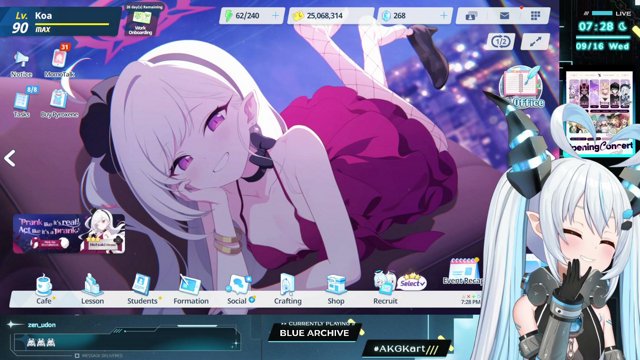 Getting peak L2D Mutsuki Dress 【BLUE ARCHIVE】