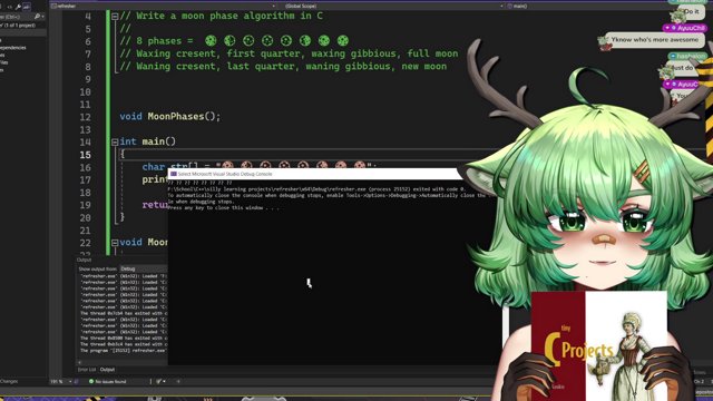 >_Do you remember... the 21st night of C-ptember 👨🏻‍💻 Practicing C programming cus i forgor ;////;  | Coding Stream | !menu !discord
