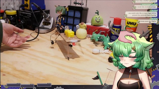 Frivolous deer partaking in the acts, of which you have never seen before... making a boog | Tinkering Stream | !menu !discord