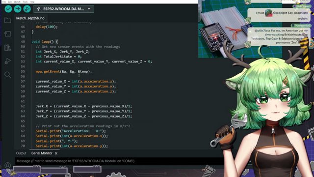 Interfacing with an IMU sensor so I can make a JO crystal (MPU6050) | Tinkering Stream | !menu !discord
