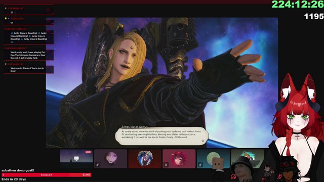 HELPING HIRO FINISH ENDWALKER!! WALKING AT THE END! UNCAPPED SUBATHON DAY 17 ! | use code ELLY for 10% off gamersupps!! !gs !throne