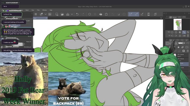 💚Drawing💚 Just a little drawing stream  !fish !sponsa !discord