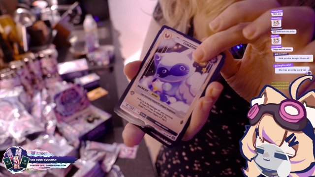 IRL CAM VCARDS CARD OPENING AND RELEASE SOON!!! 3PM EDT - 9PM CET 🩷🐙 !gg !surfshark