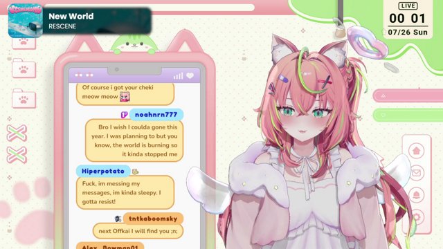 quick stream after offkai :3