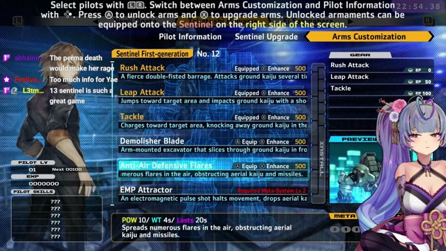 13 sentinels oops all combat