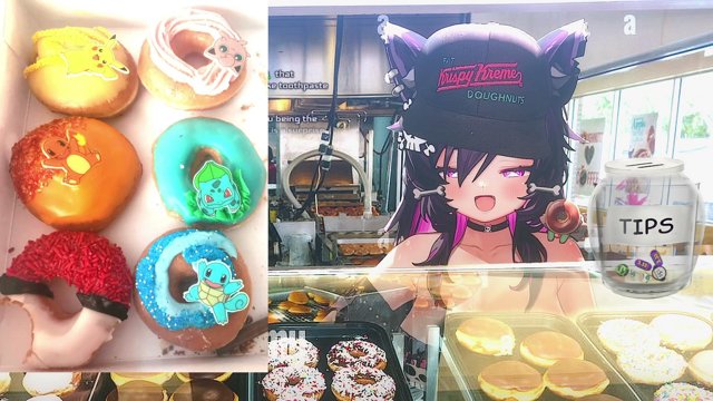 Goth Girl Krispy Kreme