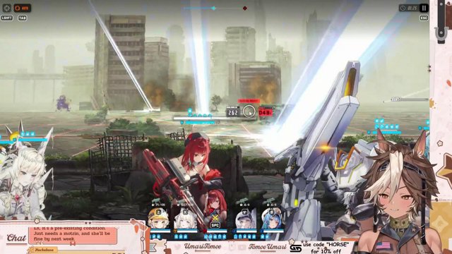 [GODDESS OF VICTORY: NIKKE] that's my horse lady and her ladies!