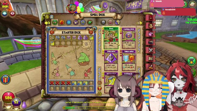 3 grown women play wizard101 with @ninoegyn @vesper【🐞!cover🐞】