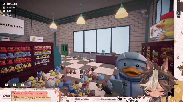 [SORT THEM DUCKS] horses, horses, and a duck