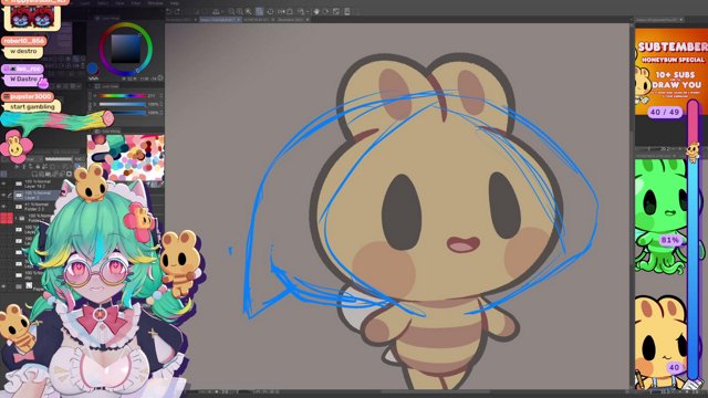 「 SO MUCH TO DO YAY  !special !wheel !noai 」🌹🖍️ 「    !gg  !vchibanter ♥   」