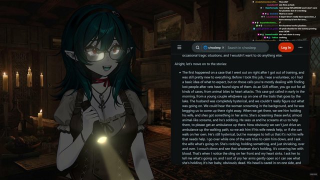 Short SCP Reading Stream! Come hang out and get comfy by the fire